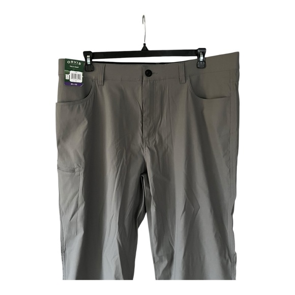 NWT Orvis grey Tech Pants size 40 x 32 - Picture 2 of 13